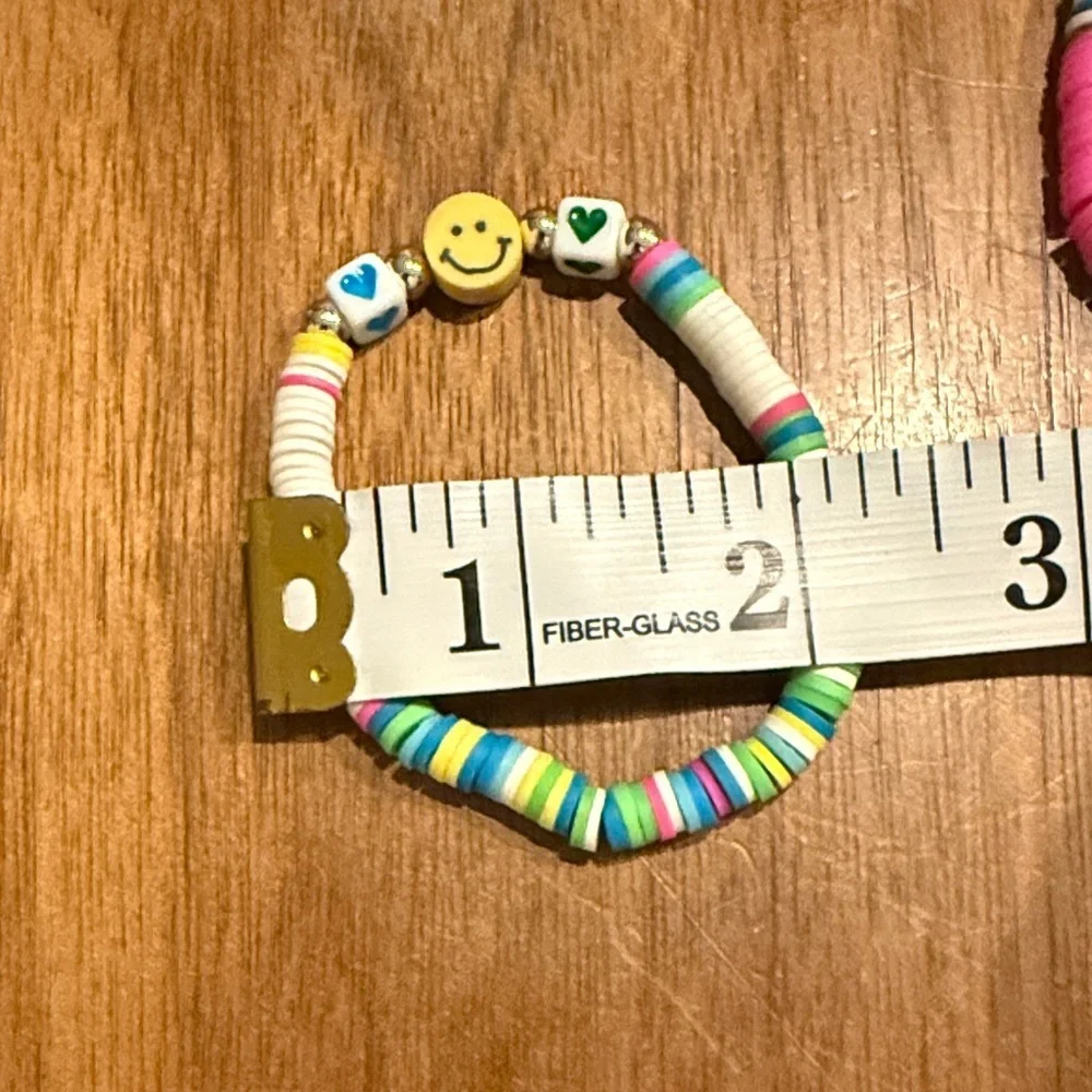 Colorful Beaded Kids Bracelet Set